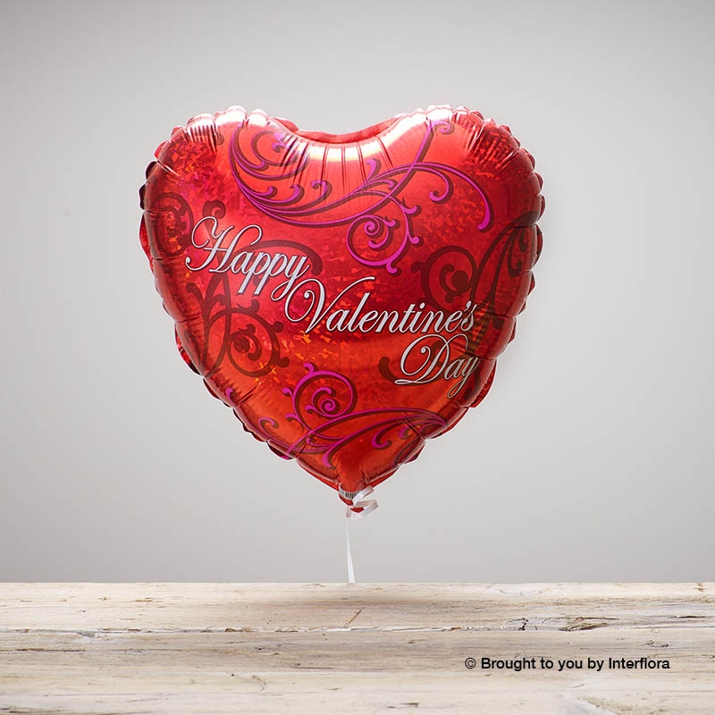 Happy Valentines Day Balloon – buy online or call 028 9182 1211